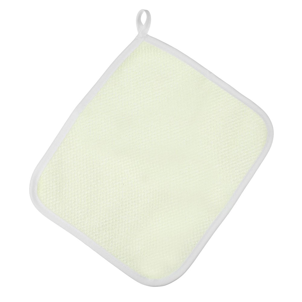 VOCOSTE Elasticity Body Scrub Towel Body Scrubber for Shower 10.24"x8.66" Beige 1 Pc