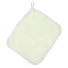 VOCOSTE Elasticity Body Scrub Towel Body Scrubber for Shower 10.24"x8.66" Beige 1 Pc view 1