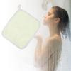 VOCOSTE Elasticity Body Scrub Towel Body Scrubber for Shower 10.24"x8.66" Beige 1 Pc view 2