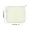 VOCOSTE Elasticity Body Scrub Towel Body Scrubber for Shower 10.24"x8.66" Beige 1 Pc view 4
