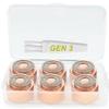 Generation 3 Replacement Heads for NEW Finishing Touch Flawless Facial Hair Remover Gen 3 - Double Precision Enhanced Floating Blades Heads for Flawless Gen 3, PACK of 6, w/Storage Case & Clean Brush view 1
