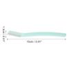 VOCOSTE 1 Pc Straight Handle Long Type Eyebrow Trimmer for Bathroom Travel Toilet Green view 2