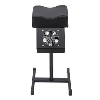 CNCEST Pedicure Stool Chair, Salon Lift Stool, Footrest for Pedicure Adjustable SPA Beauty Stand Stool for Salons, Commercial Use in The Spa (Black)