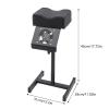 CNCEST Pedicure Stool Chair, Salon Lift Stool, Footrest for Pedicure Adjustable SPA Beauty Stand Stool for Salons, Commercial Use in The Spa (Black) view 3