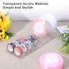 4 Pcs Acrylic Makeup Organizers, 8 Spaces Vanity Organizer, Acrylic Drawer Organizer, Lipstick Organizer, Drink Packet Organizer, Eyeshadow Palette Organizer, Countertop Makeup Organizer for Drawer view 4