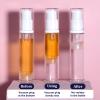 4 Pcs Empty Airless Pump Bottles, Refillable Clear Travel Pump Bottle Lotion Container Vacuum Cosmetic Container Press and Spray Pump Bottle for DIY Foundation Essential Oils Disinfectant Spray (10ml) view 3
