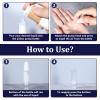 4 Pcs Empty Airless Pump Bottles, Refillable Clear Travel Pump Bottle Lotion Container Vacuum Cosmetic Container Press and Spray Pump Bottle for DIY Foundation Essential Oils Disinfectant Spray (10ml) view 4