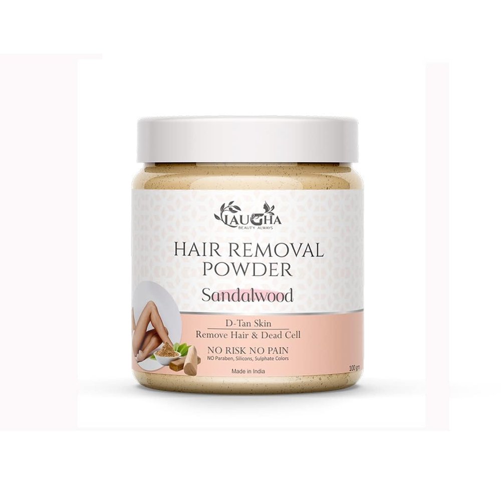 Unisex Adult Hair Removal Powder (Sandalwood) For D-Tan Skin, Removing Hair, Removel 100 Gm