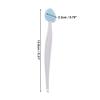VOCOSTE Soft Plastic Silicone Cleansing Brush 5.31"x0.87" Heart-Shaped Nose Blue 1 Pc view 4
