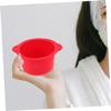 minkissy 2sets Silicone Wax Warmer Liner Bowls for Hair Removal High-temperature Resistant Wax Melting Bowls with Sticks Silicone Pot for Home and Salon Use view 2
