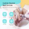 HYTOOS 3mm Short Tapered Cuticle Clean Nail Drill Bit, Russian Diamond Nail Bits Professional Safety Under Nail Cleaner Burr for Cuticle Dead Skin, Electric Nails Drill Accessories, Medium view 2