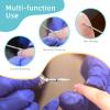 HYTOOS 3mm Short Tapered Cuticle Clean Nail Drill Bit, Russian Diamond Nail Bits Professional Safety Under Nail Cleaner Burr for Cuticle Dead Skin, Electric Nails Drill Accessories, Medium view 3