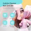 HYTOOS 4mm Long Bud Cuticle Clean Nail Drill Bit, Russian Diamond Nail Bits Professional Safety Under Nail Cleaner Burr for Cuticle Dead Skin, Electric Nails Drill Accessories, Fine view 2