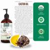 1 Gallon/128 fl.oz Organic Hexane Free Cold Pressed Castor Oil view 2