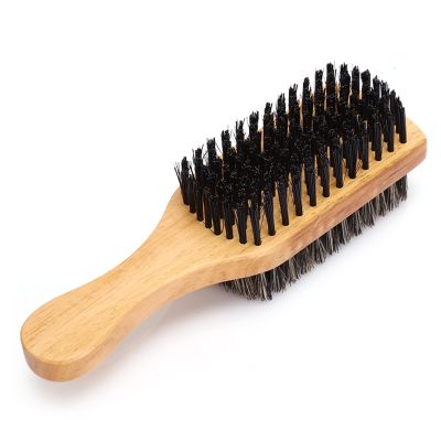 Beard Brush for Men, Beard Brush Double Sided Multifunctional Shaving Tool for Grooming and Styling (M)