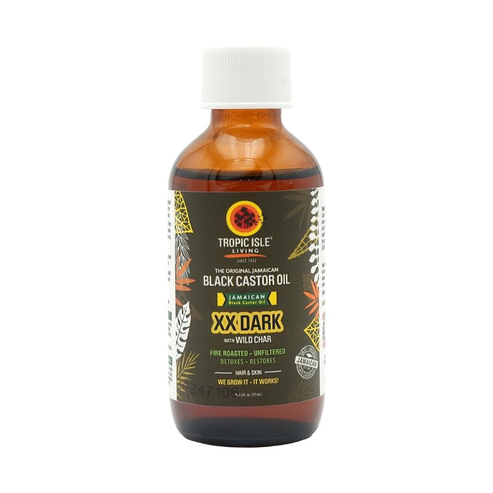 Dark Blend Jamaican Black Castor Oil 2 fl oz | Intensive Nourishing & Conditioning Oil | Rich in Vitamin E, Omega Fatty Acids & Minerals | Strengthens, Moisturises & Softens Hair, Skin, Brows & Lashes