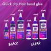 EBIN NEW YORK Wonder Weave Bond Hair Bond Glue Black | Quick Dry Weave Adhesive for Extensions & Tracks | Strong Long-Lasting Hold | Professional Finish | 2 Fl Oz view 4