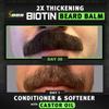 Beard Growth Kit w/ 2X Thickening Biotin Beard Balm & Mustache Wax + 6X Liquid Biotin with Collagen Peptides for Facial Hair Growth - Formulated in America view 3