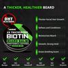 Beard Growth Kit w/ 2X Thickening Biotin Beard Balm & Mustache Wax + 6X Liquid Biotin with Collagen Peptides for Facial Hair Growth - Formulated in America view 4