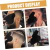Baluue 3pcs Beard Shaping Tool Kit for Men Hairline Design Card for Precision Grooming Optimizes Beard Density and Shape Easy Use Stencil for Creative Haircuts view 4