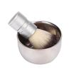 FRCOLOR 2pcs Stainless Steel Beard Brush Metal Bowl Men's Facial Cleaning Beard Brush for Men view 1