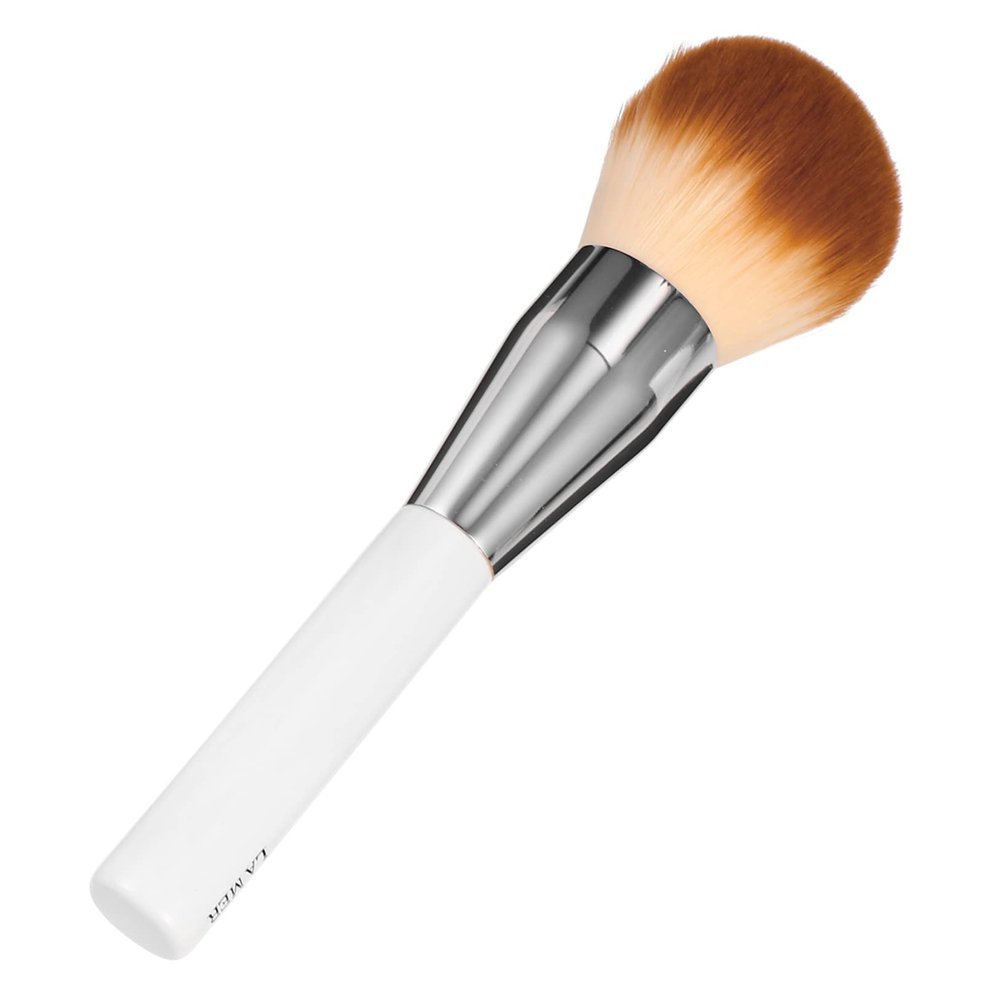 Baluue Fluffy Powder Foundation Brush for Women Versatile Blending Makeup Brush for Cream and Blush Application Chic White Design for Professional and Everyday Use