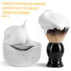 FOMIYES Natural Shaving Container Porcelain Shaving Bowl Deep Shave Soap Bowl Men Skin Care view 2