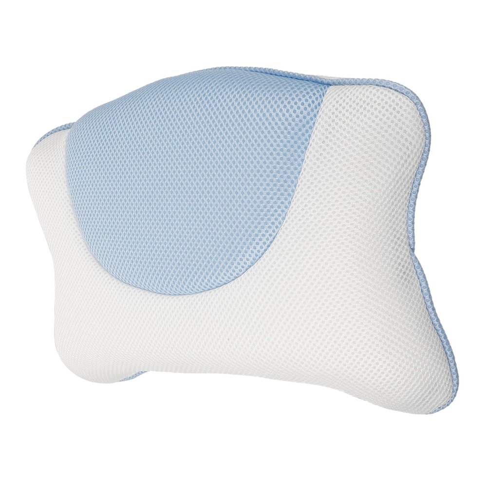 FOMIYES Bathtub Pillow with Suction Cups Soft Headrest for Neck and Back Support Non-Slip Design for Relaxing Baths and Spa Experience Lightweight and Washable Bath Accessories