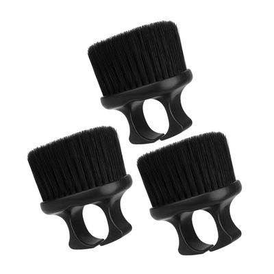 FOMIYES 3pcs Men Knuckle Barber Brush for Beard Styling Grooming Portable Hair Detangler