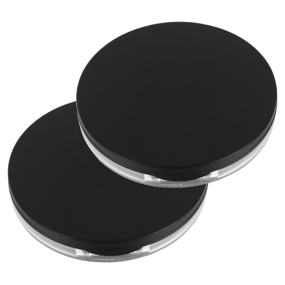 Baluue 2pcs Travel Powder Container Puff Lightweight Empty Makeup Powder Box for Compact for for Daily Use and Travel