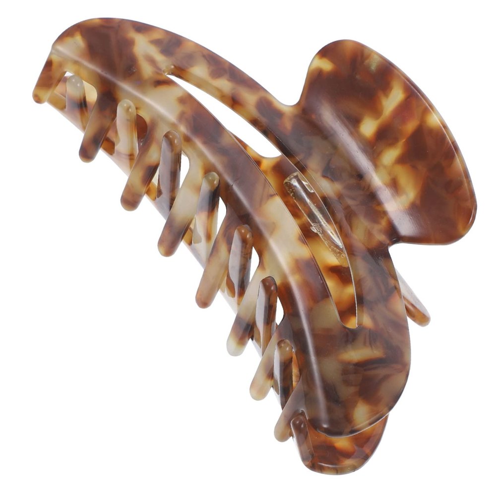 Baluue Large Claw Clips for Thick Hair Jumbo Hair Clamp with Strong Grip for Women Girls for Makeup Exercise and Daily Wear Marble Design