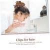 Baluue Large Claw Clips for Thick Hair Jumbo Hair Clamp with Strong Grip for Women Girls for Makeup Exercise and Daily Wear Marble Design view 4