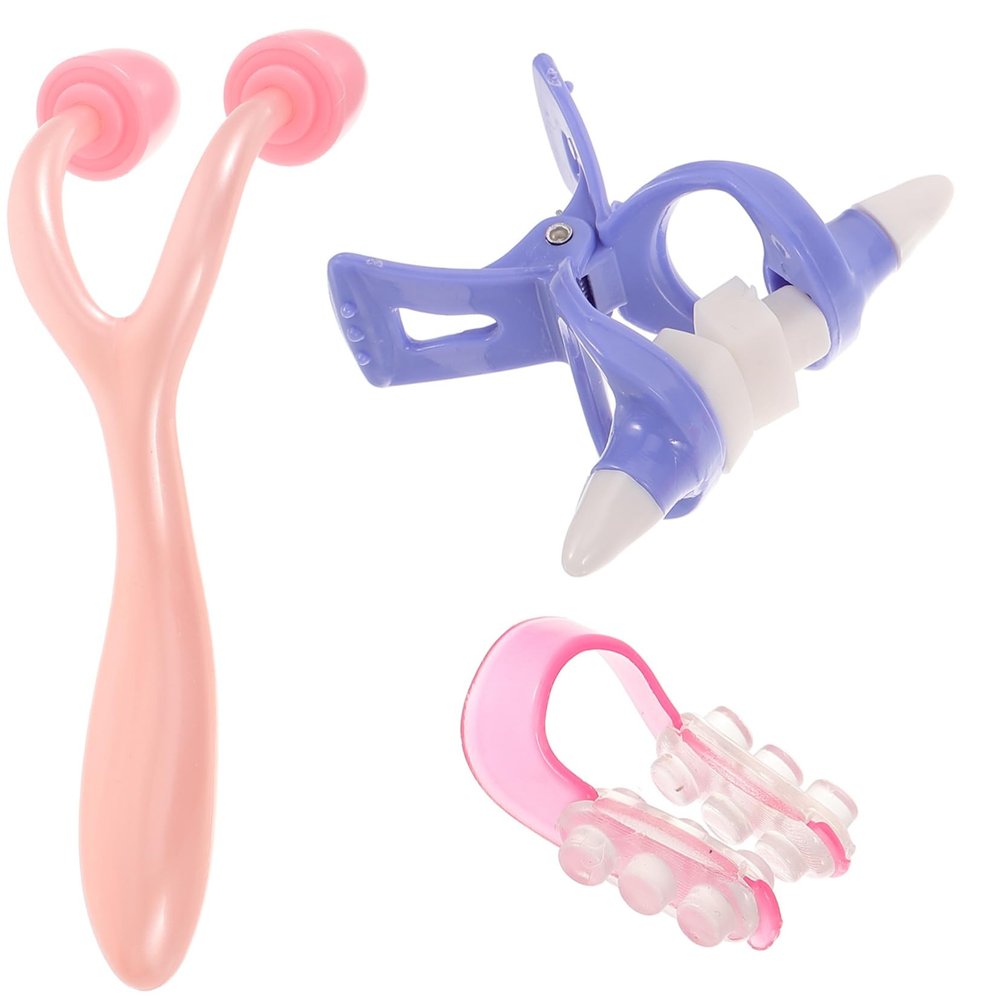 Nose Shaping Clip for Women, Silicone Plastic Nose Bridge Aligner Set