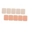 Baluue 10pcs Multipurpose Cosmetic Puff Square Makeup Pads for Face Body Soft Velour Applicators for Dry Wet Use for Foundation Powder Application view 1