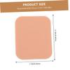 Baluue 10pcs Multipurpose Cosmetic Puff Square Makeup Pads for Face Body Soft Velour Applicators for Dry Wet Use for Foundation Powder Application view 3
