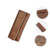 Baluue 1pc Eyelash Tweezers Storage Bag Elegant Faux Pouch for Eyelash Extension Tools Lightweight and Organizer for Makeup Tweezers and Accessories view 2