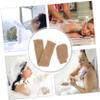 Baluue 2pcs Exfoliating Back Scrubber Bath Gloves Loofah Long Straps Body Scrubber Exfoliator for Women Men view 4