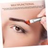 Baluue 6pcs Multifunctional Eyebrow Brush Angled Flat Tips for Eyebrow Eyeliner and Eyeshadow Application Travel Makeup Tool for Women view 2