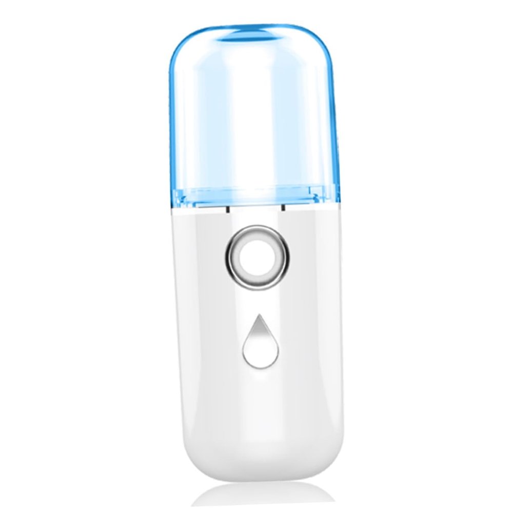 Beatifufu Nano Facial Mister Portable Humidifier Face Spray Mist Handheld Beauty Instrument USB Rechargeable for Water Replenishment Random Style