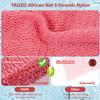 African Net Sponge Authentic African Exfoliating Net Sponge Long Net Bath Sponge Rag African Wash Net Shower Body Scrubber view 3