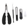 Beatifufu Nail Clippers Set Ergonomic Manicure Pedicure Tools for Home Use Durable Cutters for Thick Nails Black view 1