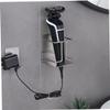 TOVINANNA Metal Wall Mount Razor Holder Electric Shaver Stand for Shower Adhesive Razor Organizer Holder view 2