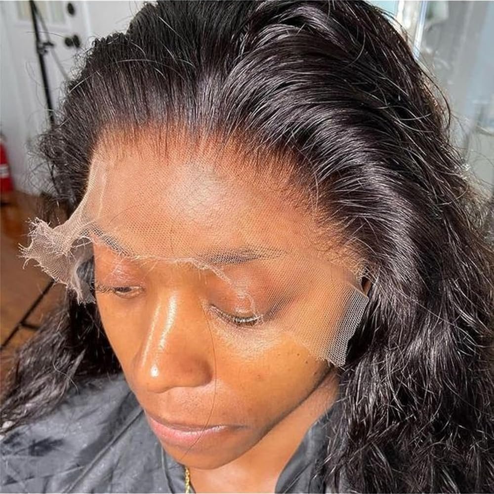 Amesha Hair 13X6 HD Lace Frontal Closure 100% HD Lace 0.10mm Ultra-thin Invisible SKINLIKE Full Lace Frontal Human Hair for Women12 Inch
