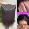 Amesha Hair 13X6 HD Lace Frontal Closure 100% HD Lace 0.10mm Ultra-thin Invisible SKINLIKE Full Lace Frontal Human Hair for Women12 Inch view 3