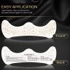Glitter Freckles Face Tattoo, 2pcs Gold Sparkle Freckle Tattoo and 2pcs Silver Glitter Freckle,Makeup Patches, Face Glitter Speckles view 2