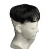 AYunhe Natural Human Hair Toupees for Men and Women Clip in Human Hair Pieces 18x20cm Lace Hair Topper Extensions for Mild Hair Loss (Natural Black) view 4
