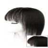 Yanamy Hair Toppers Clip In Toppers Human Hair Straight Hair Hairpiece for Women with Thinning Hair Hair Loss (Natural black,8 * 12 cm 20cm) view 2