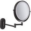 IJPDXOLBQ Wall Mounted Makeup Mirror LED Touch Sn Adjustable with 3 Color Lights Double Sided 1X/5X Magnifying Vanity Mirror view 1