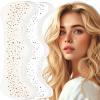 Glitter Freckles Face Tattoo, Gold+Silver Speckles Makeup Patches, Glitter Freckles,10pcs view 1