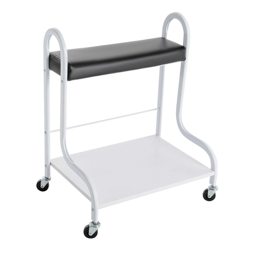 HAPPCUCOE Foot Bath Trolley,Portable Salon Trolley with Wheels,Beauty Salon Nail Or Foot Bath Spa Portable Esthetician Trolley Cart for Foot Rest Pedicure Manicure